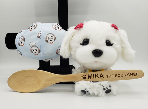 Mika the Sous Chef Gift Box with Cool Fabric Mask